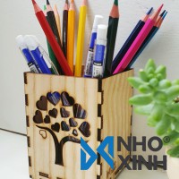 Hộp bút hình cây trái tim - Pencil case_HT